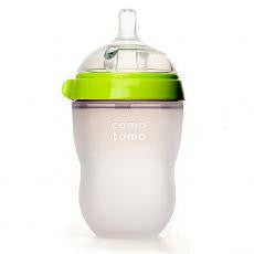 Comotomo 8-Ounce Baby Bottle in Green