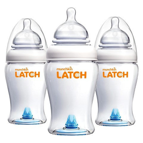 Munchkin Latch 3pk Baby Bottle Set 4oz