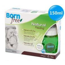 Born Free 5oz.150ml Wide-Mouth Glass Bottle (3 In)
