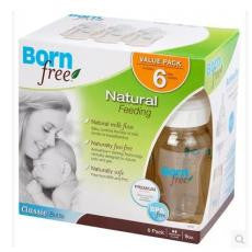 Born Free Wide-Mouth Plastic Bottle 5oz/150ml Anti-Flatulence (6 In)