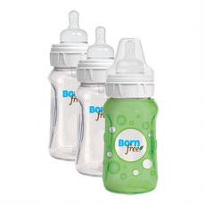 Glass Bottle with Sleeve - 3-Pack 5oz