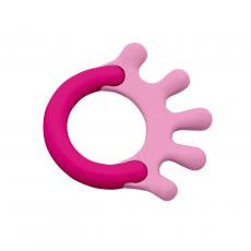 Cornstarch Hand Teether Hot Pink