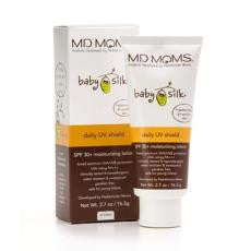 Md Moms Baby Silk Daily UV Shield Moisturizing Lotion SPF 30+, Fragrance Free 2.7 oz (76.5 g)