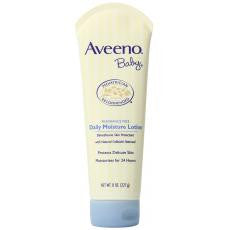 Aveeno Baby Daily Moisture Lotion, Fragrance Free, 8 Ounce