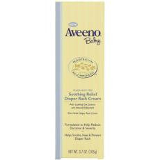 Aveeno Baby Diaper Rash Cream, Fragrance Free, 3.7 Ounce