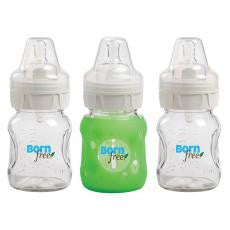 Born Free Glass Bottle with Sleeve - 3-Pack 5OZ