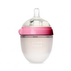 Comotomo 5-Ounce Baby Bottle in Pink