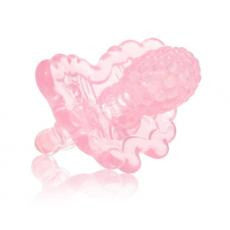 Pink-Berry Teether Pink Crystal Strawberry Razbaby Teether 3mon +