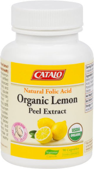 Catalo Natural Folic Acid Organic Lemon Peel Extract