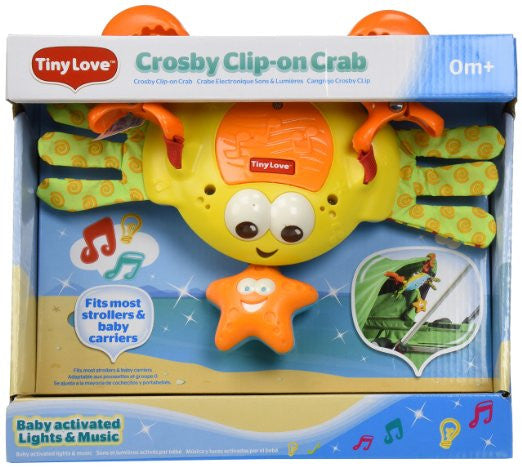 Tiny Love Crosby Clip-on Crab Stroller Toy
