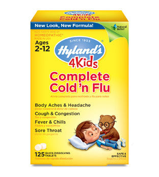 Hyland's 4 Kids Complete Cold n Flu 12 Tablets